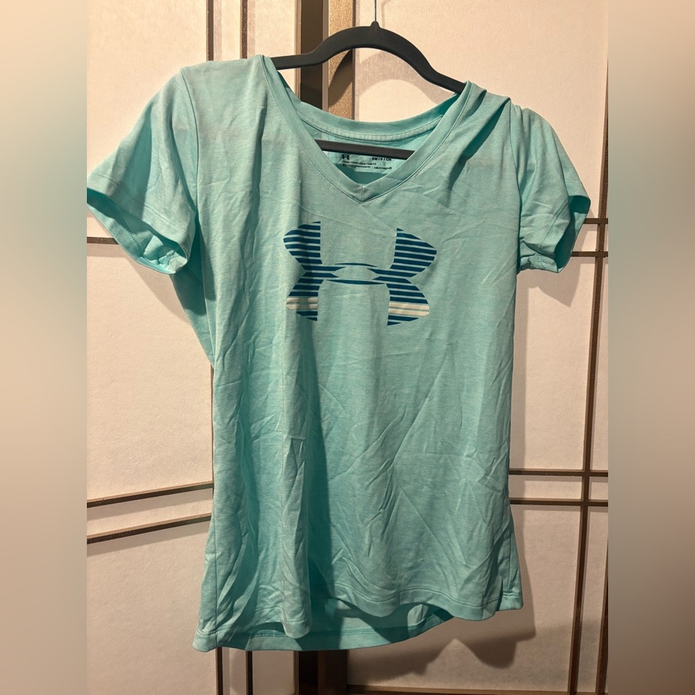 Under Armour Sky Blue HeatGear Shirt